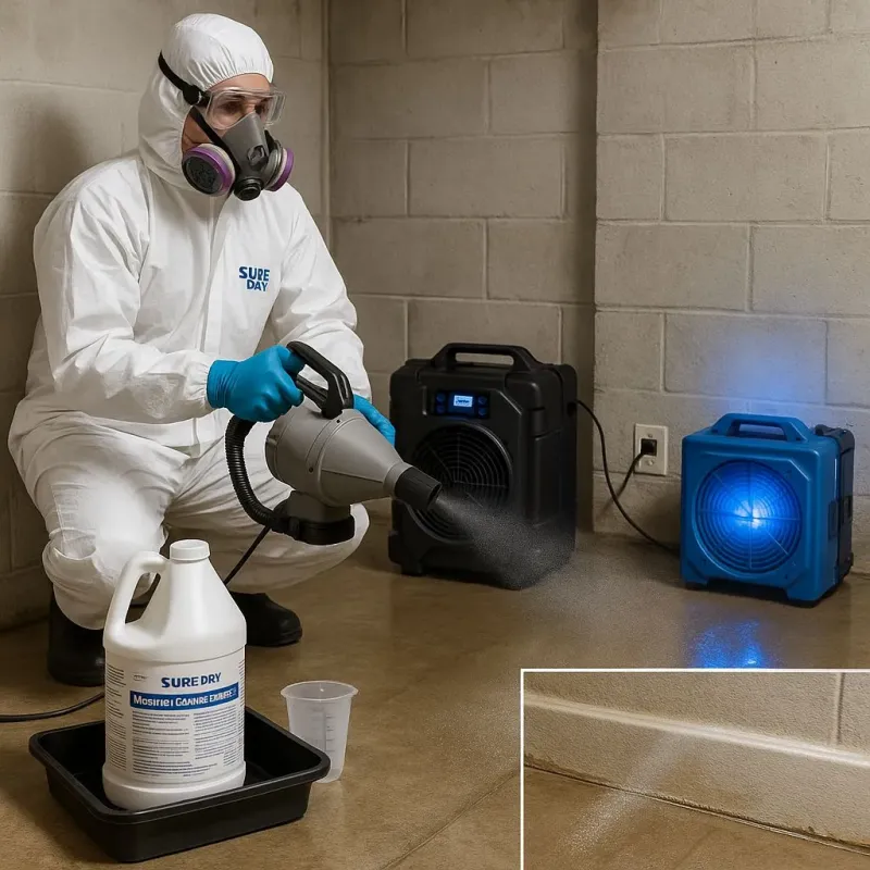 Sanitization and Odor Removal process in East Jordan, MI
