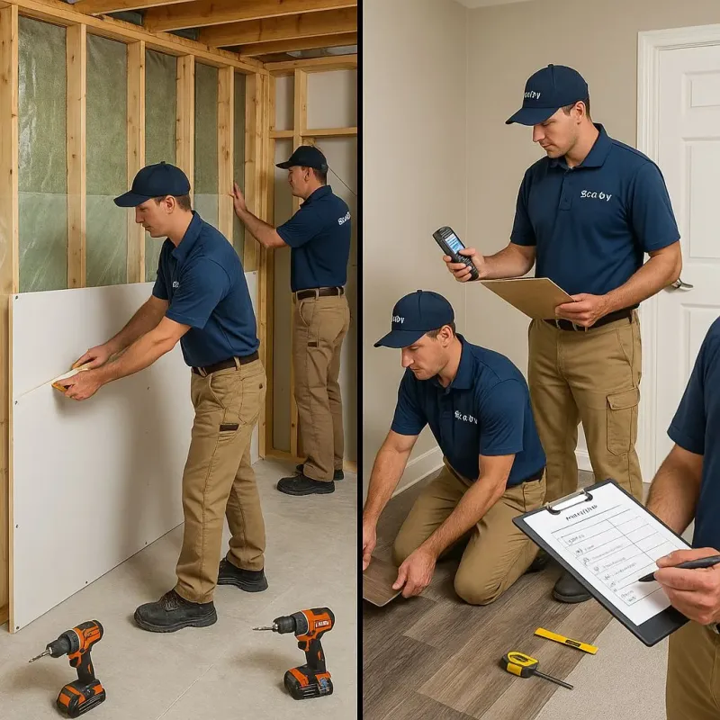 Repairs and Reconstruction process in East Jordan, MI