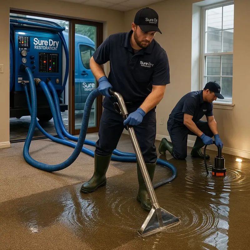 Water Extraction and Removal process in East Jordan, MI